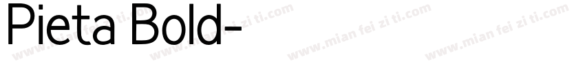Pieta Bold字体转换